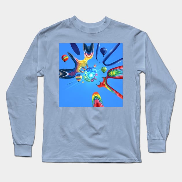 Balloons Long Sleeve T-Shirt by AlienVisitor